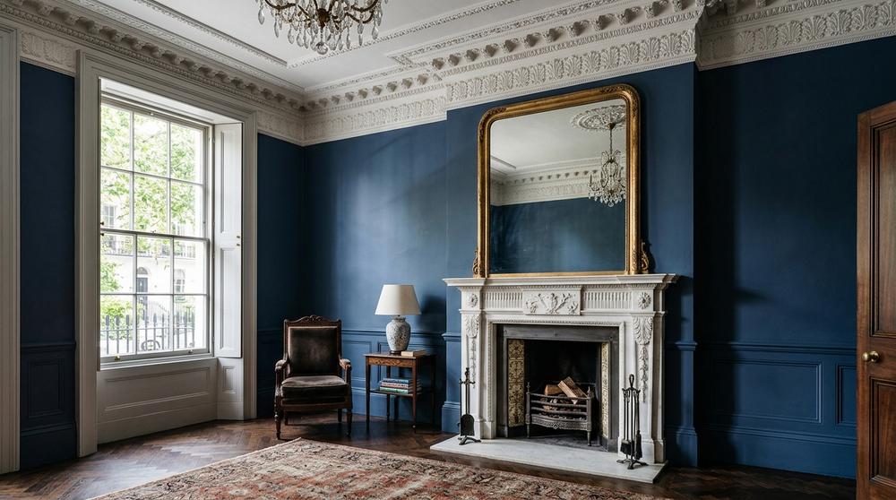 Interior of a Grade II listed London townhouse
