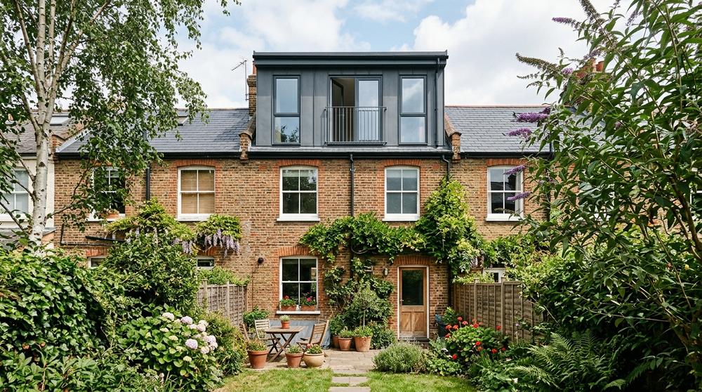 Rear dormer loft conversion on a Camden Victorian house